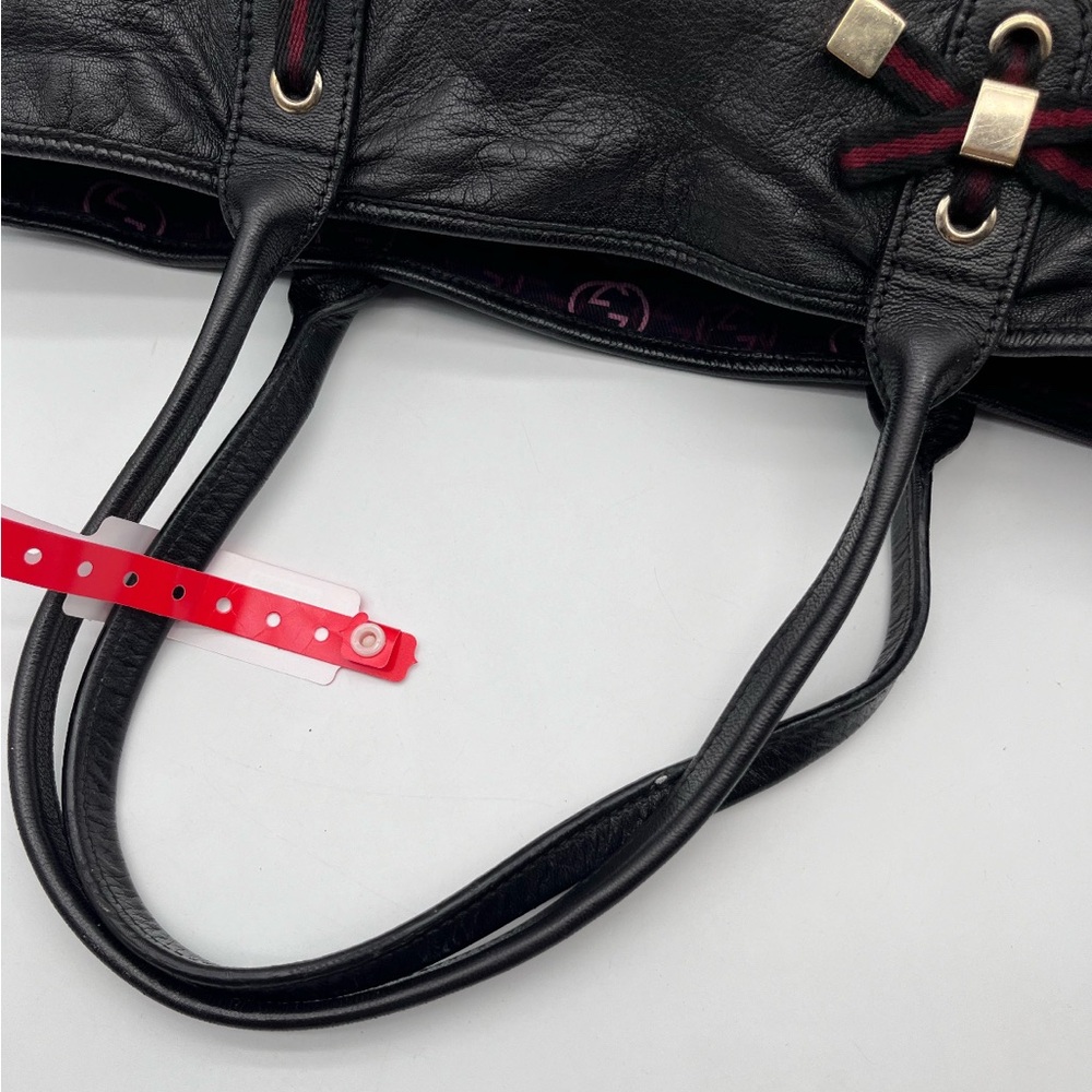 Gucci Black Leather Tote Bag - Picture 5 of 8